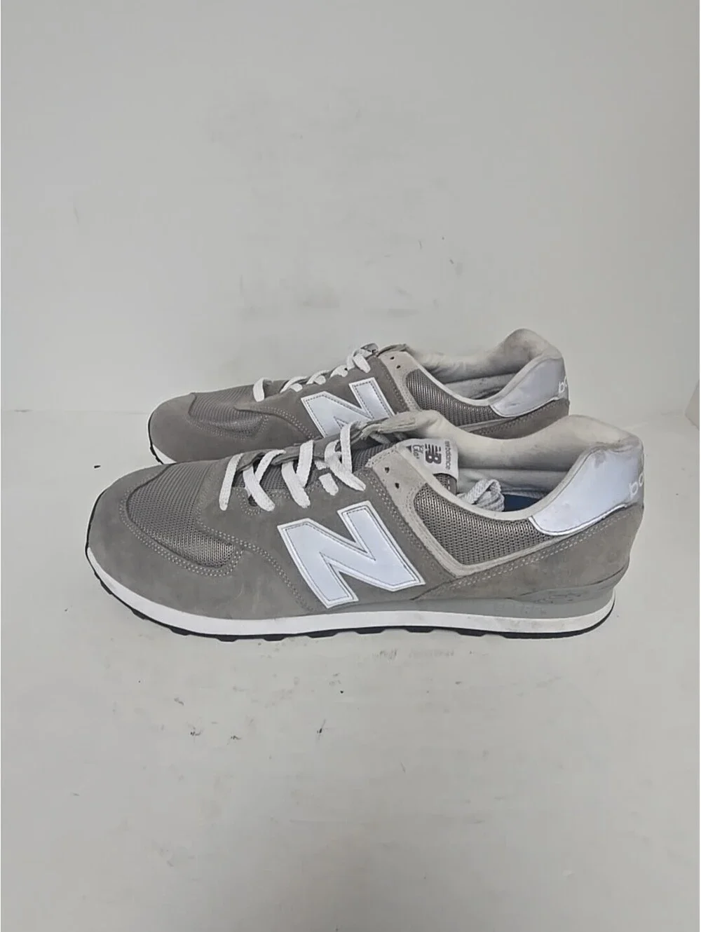 New Balance Men's 574 Core M574EGG Athletic Shoe Gray Size 18 2E